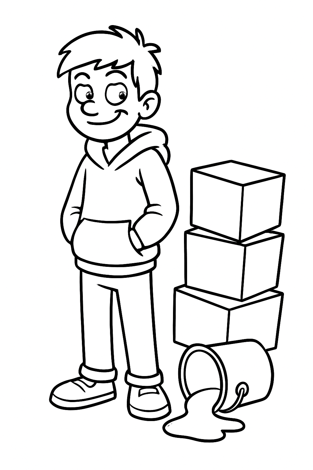 Colouring sheet of Murphy